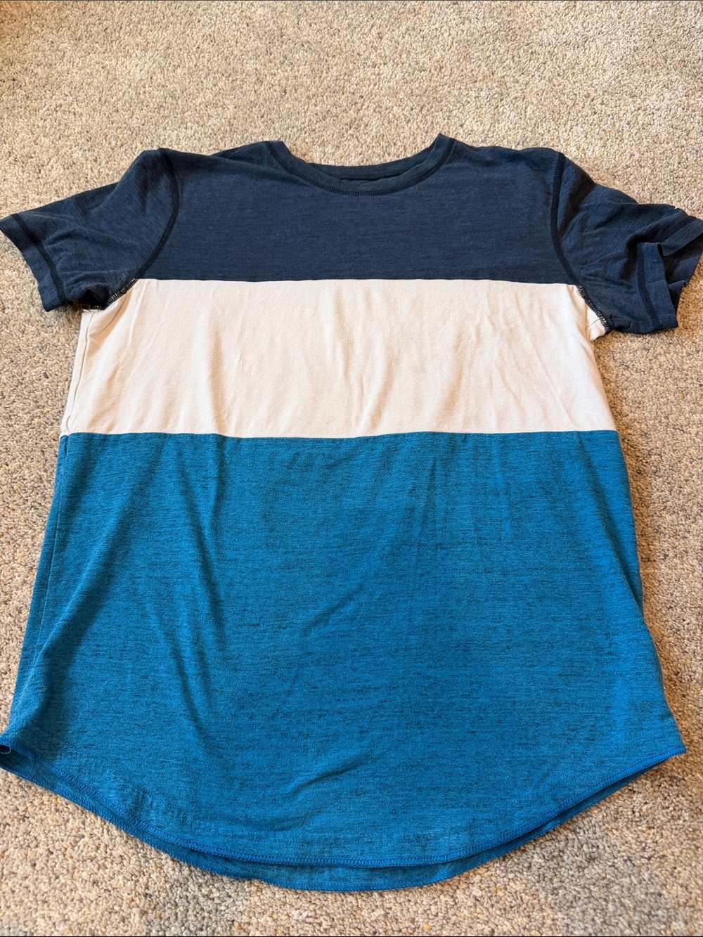 Sz M American Eagle Colorblock Short Sleeve Tee
